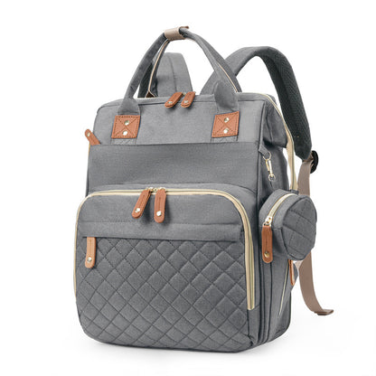 Multifunctionele Mama Tas + Babybedje — Waterdicht Oxford, 7 Kleuren