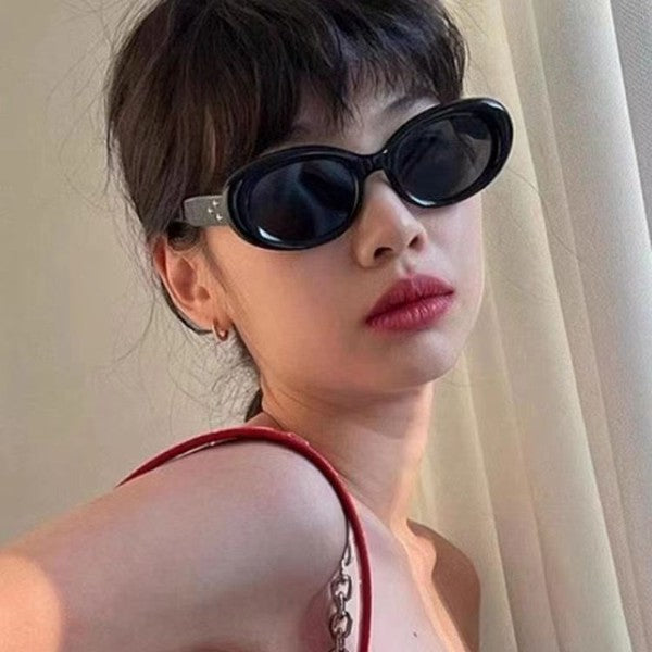 Lunettes Clip-On Ovales Œil de Chat Tendance