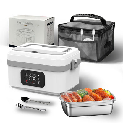 Lunch Box Chauffante Sans Fil Rechargeable — Inox 304 / 1L / USB-C / 60W