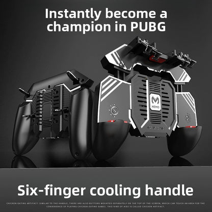 Manette Gaming Mobile 6 Doigts Mimo AK77 — Ventilateur / Batterie 4000 mAh / iOS & Android