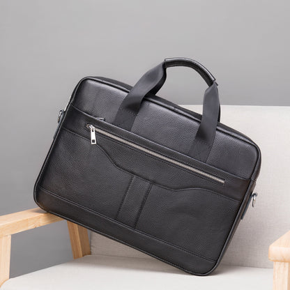 Leren aktetas zakelijk / 4 kleuren