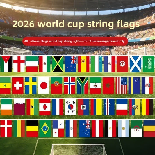 FanFlag 2026 – Guirlande Drapeaux Coupe du Monde