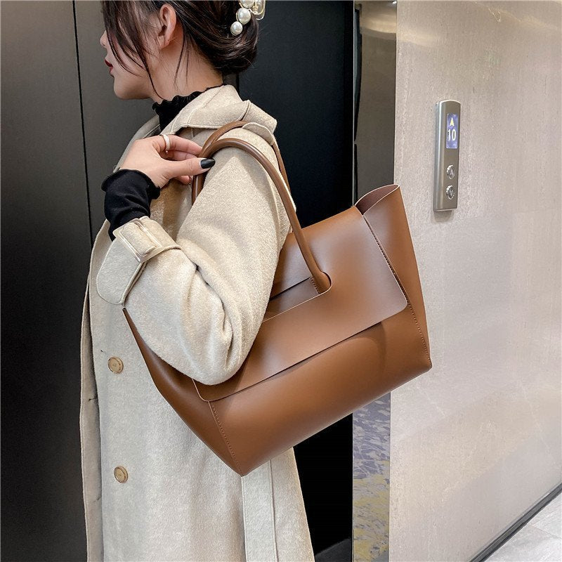 Tote Bag Grande Capacité Style Rétro — 4 Coloris