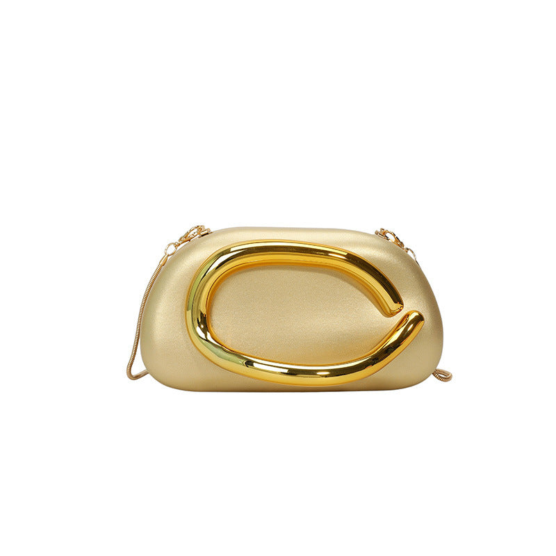 Pochette Ovale à Chaîne Soirée — 6 Coloris