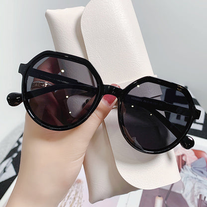 Lunettes de Soleil Jelly Femme Tendance Anti-UV