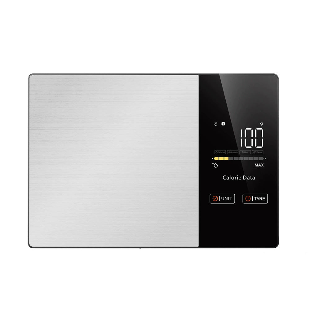 Balance Cuisine Connectée Écran Couleur — Suivi Nutritionnel / 5kg / 1g / 999+ Aliments