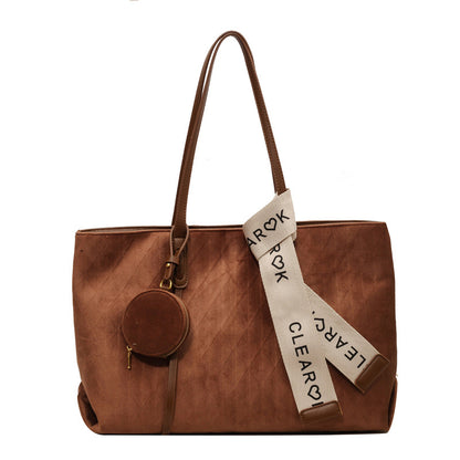 Tote Bag Flanelle Rétro — 4 Coloris