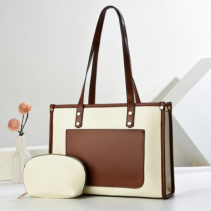 Tote Bag PU Structuré — 3 Coloris