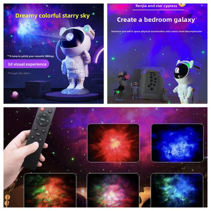 AstroSound Pro – Enceinte Bluetooth Astronaute avec Projection Étoiles