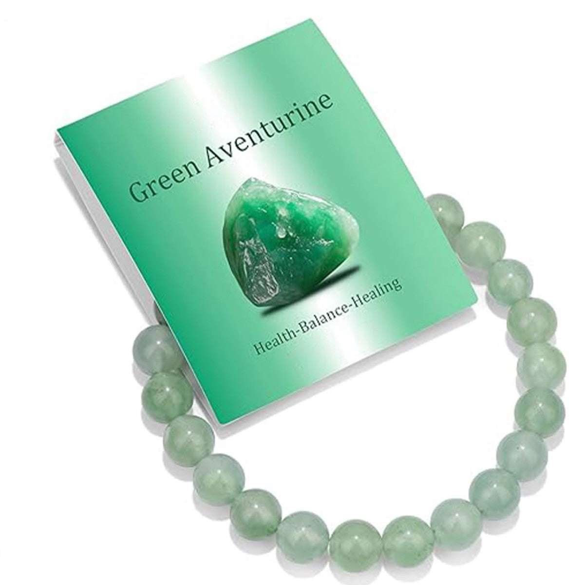 Bracelet Pierres Naturelles Élastique Fait Main Unisexe