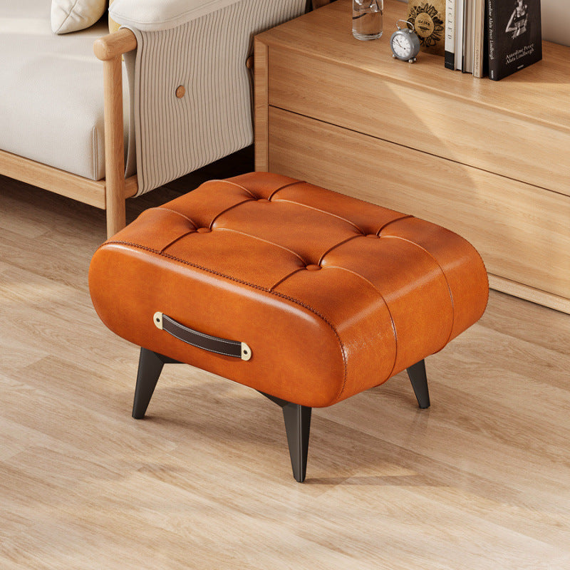 Soft Cushioned Home Entrance Shoe Changing Stool