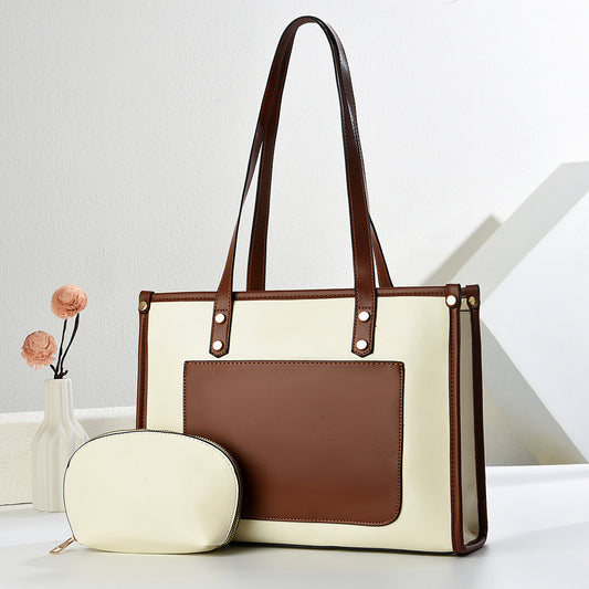 Tote Bag PU Structuré — 3 Coloris