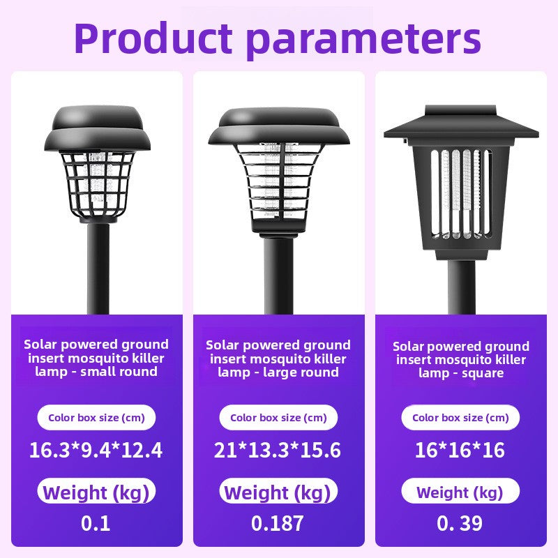 SolarMosquito Pro – Lampe Anti-Moustiques Solaire Jardin IP65