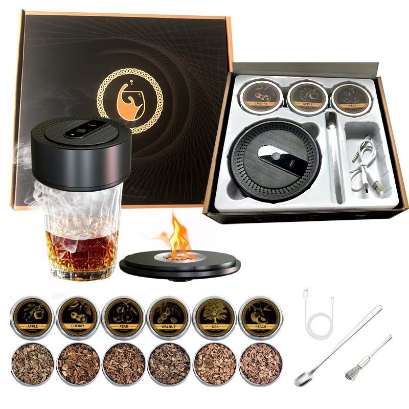 SmokeBar Pro BL-51 – Draagbare Elektrische Rookovens voor Cocktails & Whisky | Thuisgebruik