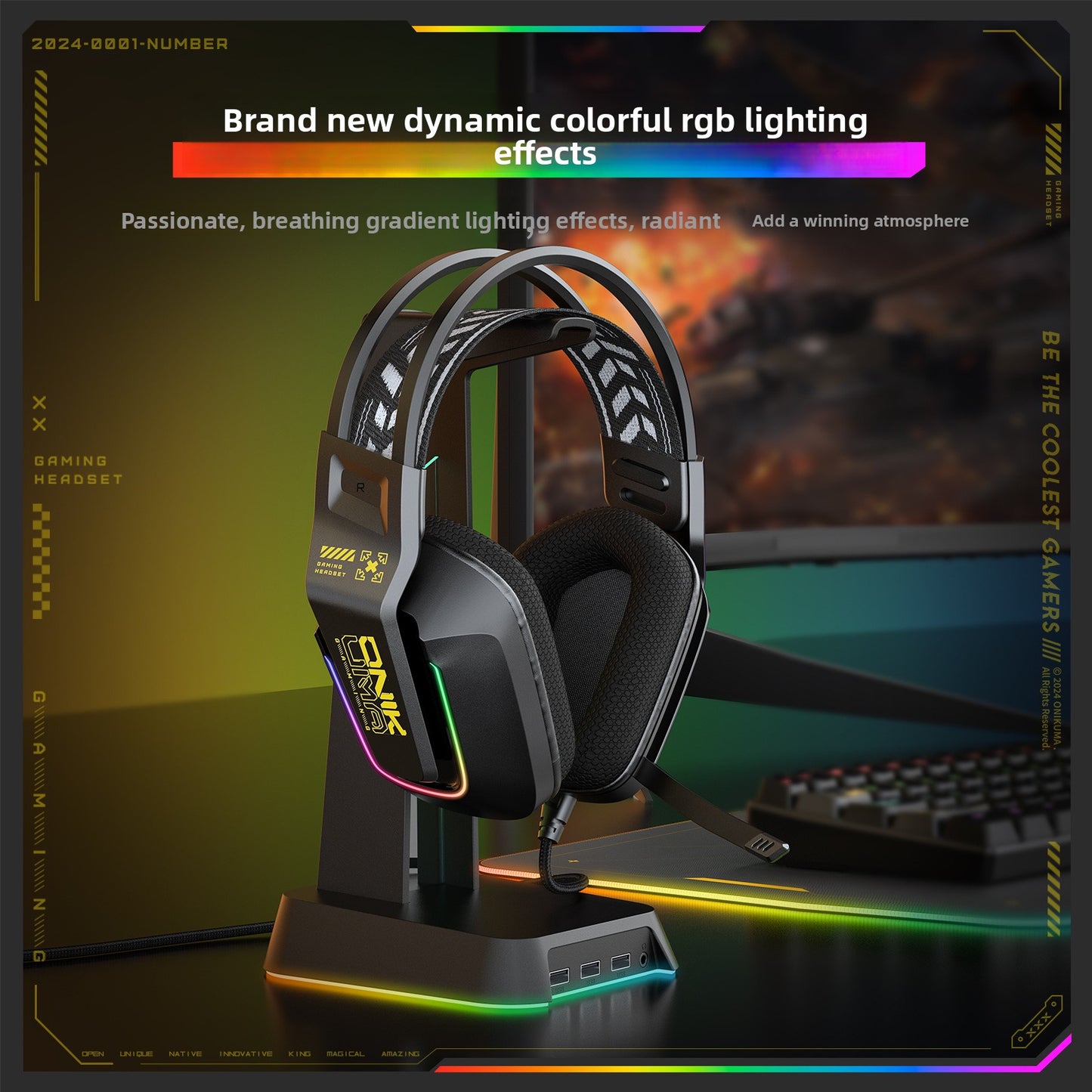 Bedrade Gaming Headset ONIKUMA X13 — PC, PS4, PS5 & Mobiel