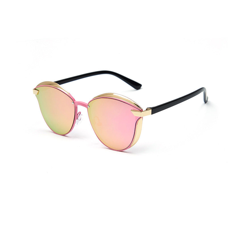 Lunettes de Soleil Tendance pour Femmes — Monture Ronde Métal UV400