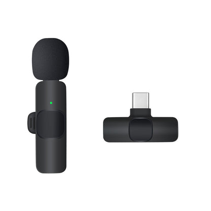 K9 draadloze dubbele Lavalier microfoon – 1 ontvanger, 2 microfoons