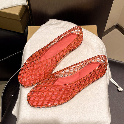 Sandales à Enfiler en Maille pour Femmes