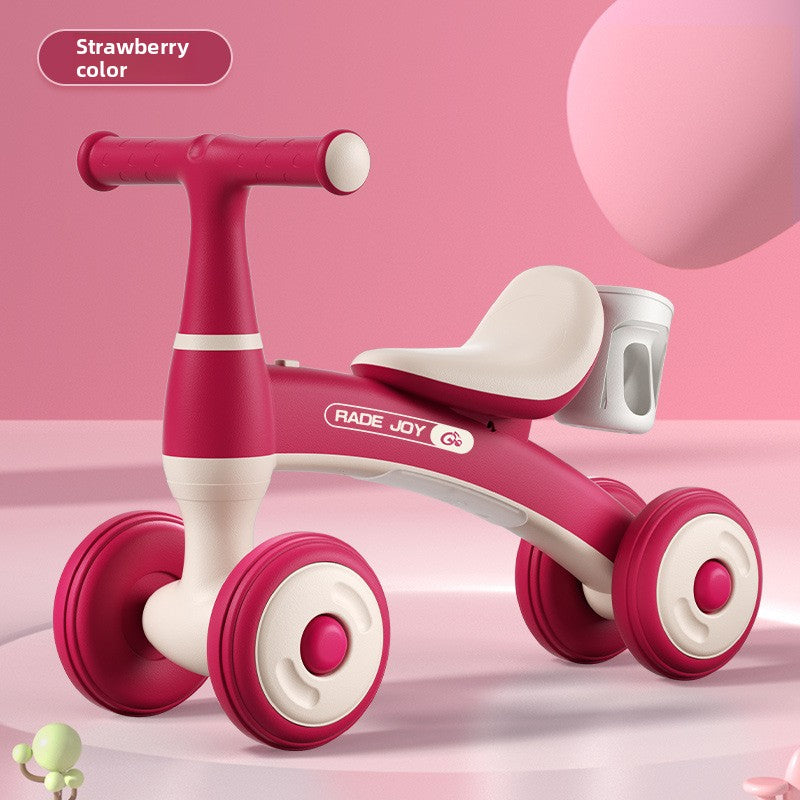 Loopfiets voor kinderen 1-3 jaar — 4 Wielen, Licht & Muziek