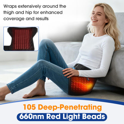 HipGlow Pro – Ceinture Luminothérapie Rouge Hanche