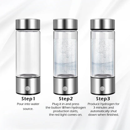 Gourde Eau Hydrogénée Portable