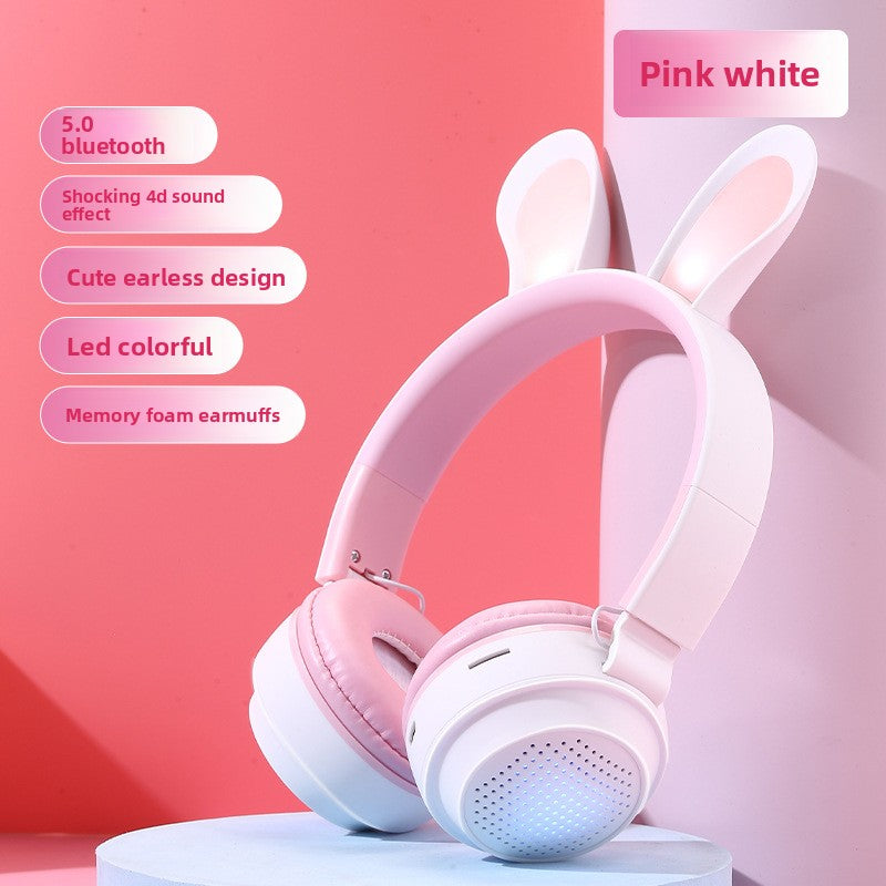 Casque Bluetooth Oreilles de Lapin LED