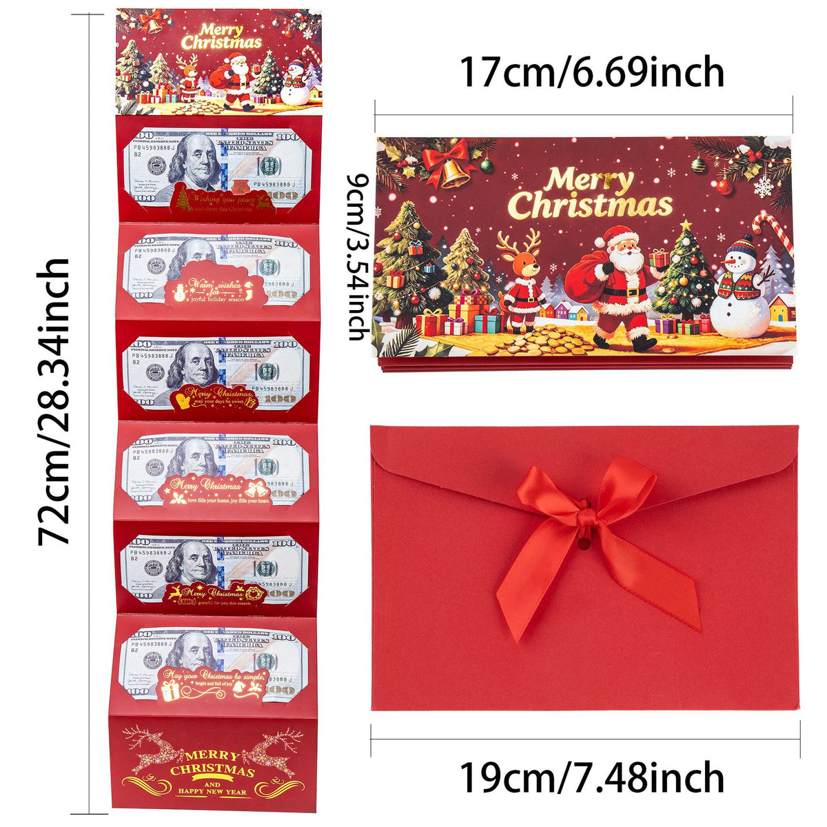 Enveloppe surprise de Noël  4 modèles