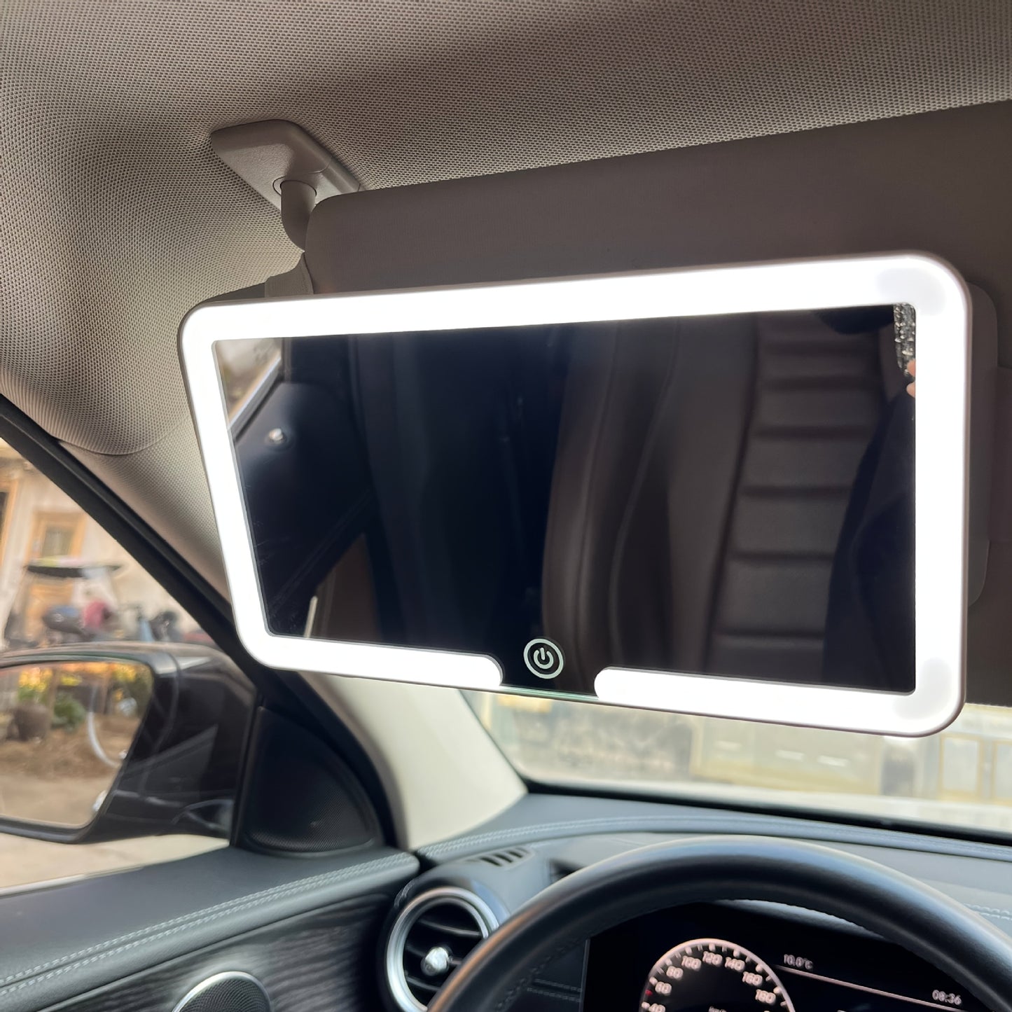 GlowMirror Car – Verlichte Make-up Spiegel voor in de Auto