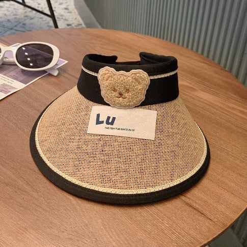 BearTop Hat – Chapeau Anti-UV Enfant Toit Ouvert Motif Ours