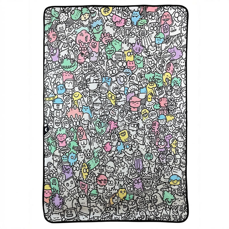ColorMat Art – Tapis de Coloriage Lavable Enfant & Adulte | Graffiti & Cartoon