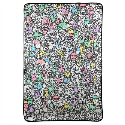 ColorMat Art – Tapis de Coloriage Lavable Enfant & Adulte | Graffiti & Cartoon