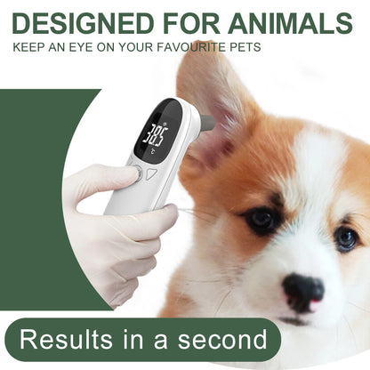 Thermomètre Numérique pour Animaux de Compagnie – Précision ±0,1°C