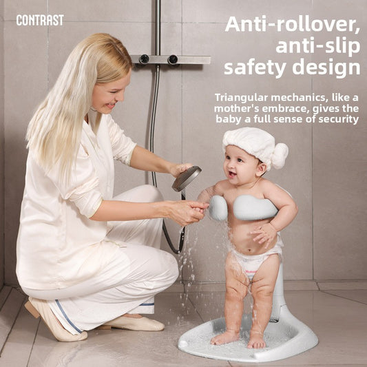 Antislip opvouwbare babybadstandaard