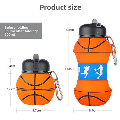 Gourde de Sport Pliable en Silicone — 550 ml
