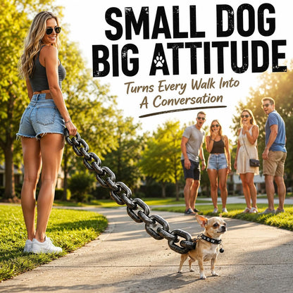 Laisse Chaîne Réglable pour Petit Chien