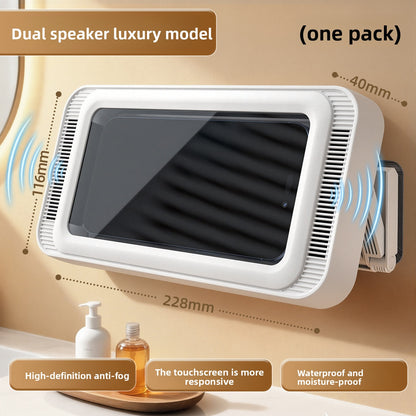 Support Téléphone Étanche pour Douche -Tactile & Rotation 360°