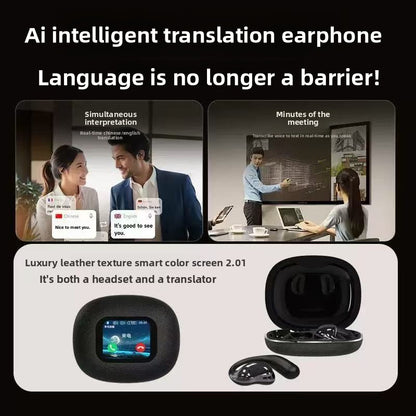 Écouteurs Bluetooth IA avec Traduction en Temps Réel