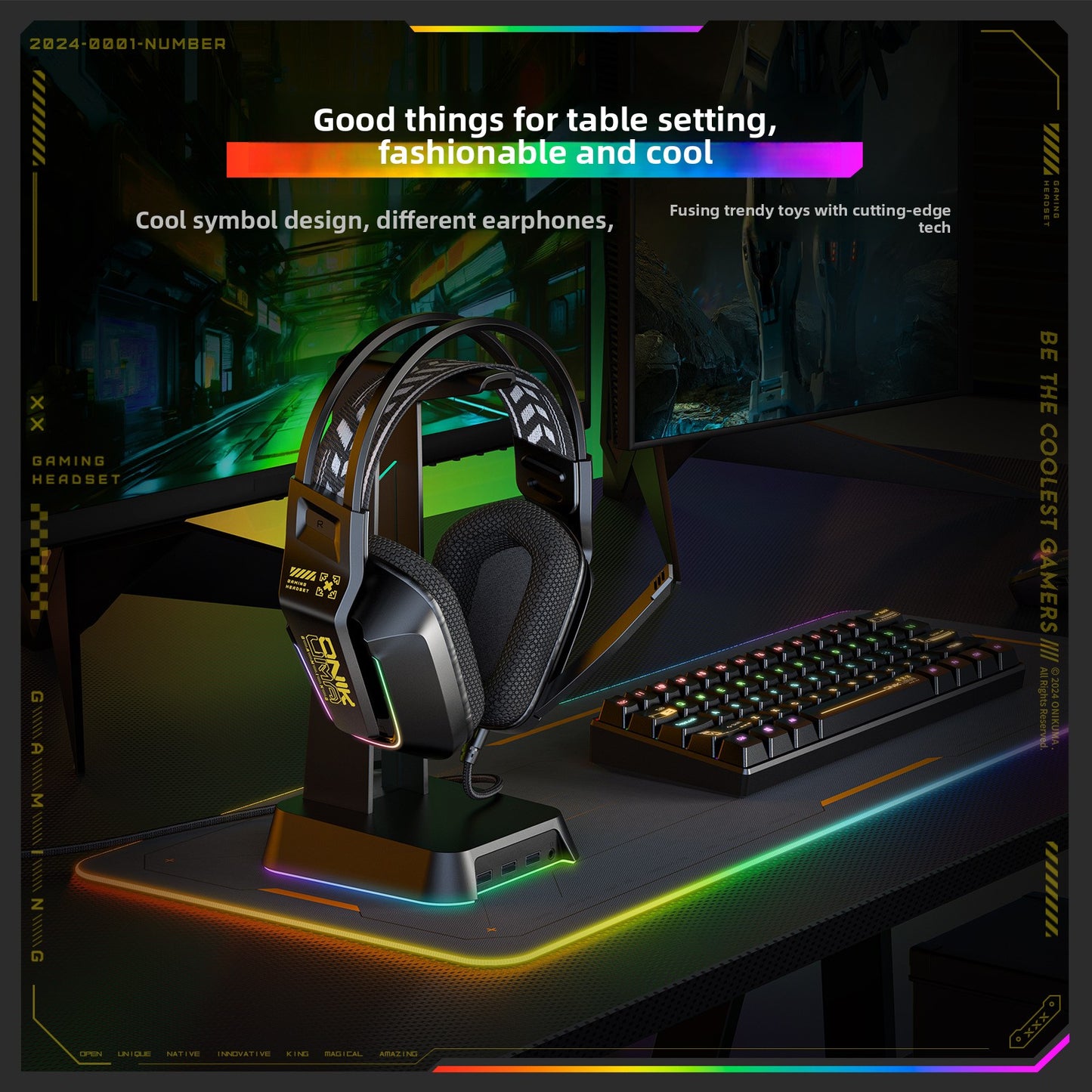 Bedrade Gaming Headset ONIKUMA X13 — PC, PS4, PS5 & Mobiel