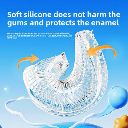 Brosse à Dents Électrique Rechargeable pour Enfants — Silicone / 5 Vitesses