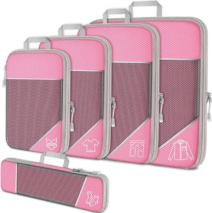 Lot de 5 organiseurs de valise / 4 Coloris