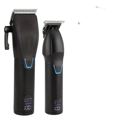 Kit Tondeuse Professionnelle LED Sans Fil — 2 Tondeuses / Lames Inox / 4 Coloris
