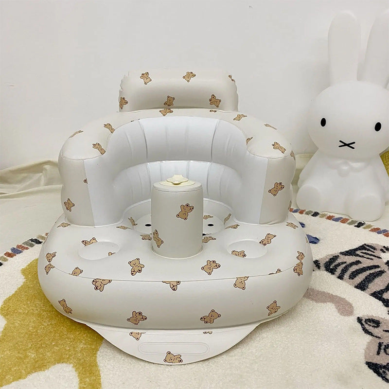 Siège Bébé pour Apprendre à S’Asseoir — Gonflable PVC / 4 Motifs