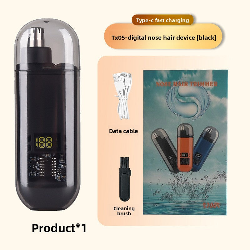Tondeuse Poils de Nez Électrique avec Affichage Digital – 3 Coloris