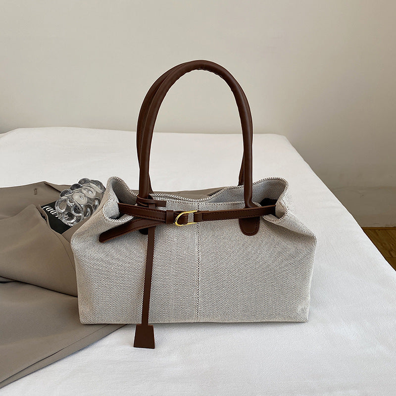 Sac Bandoulière Rétro Tendance — Tissu Tricoté