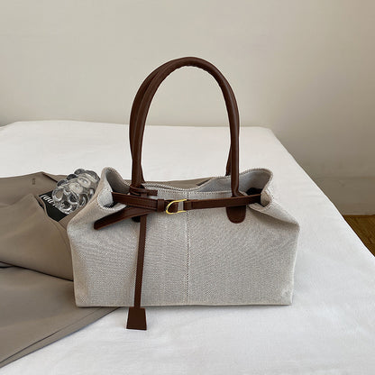 Sac Bandoulière Rétro Tendance — Tissu Tricoté