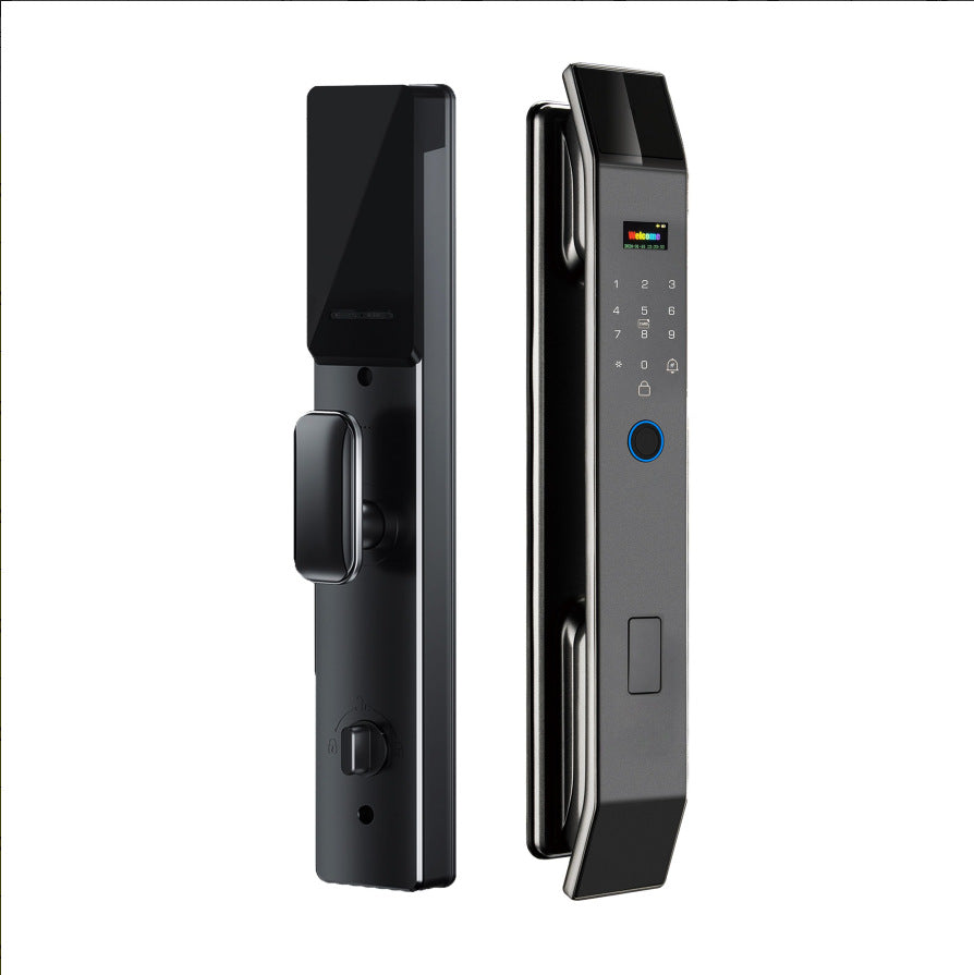 SecureFace Pro – Serrure Connectée Reconnaissance Faciale 3D & Empreinte | 5-en-1