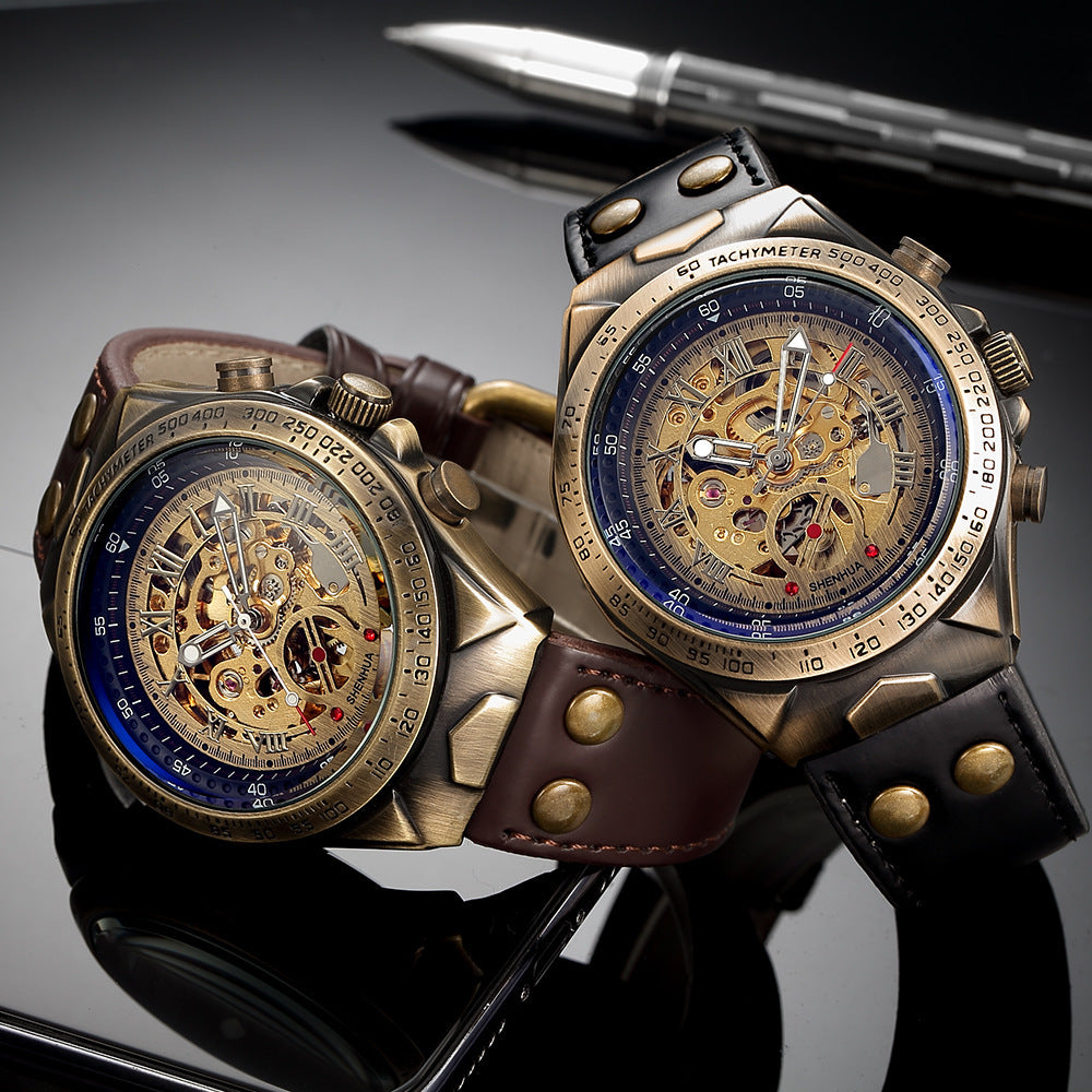 Mechanisch Horloge Automatisch Geopend Uurwerk