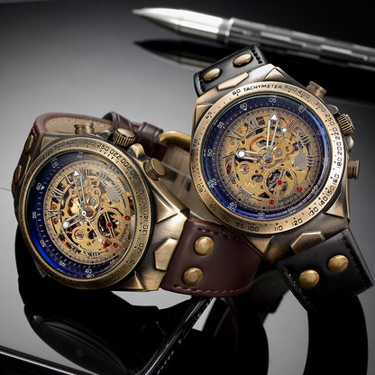 Mechanisch Horloge Automatisch Geopend Uurwerk