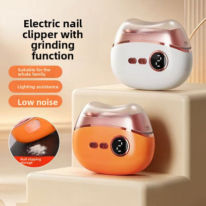 Lime à Ongles Électrique avec Lumière LED – Manucure 3-en-1