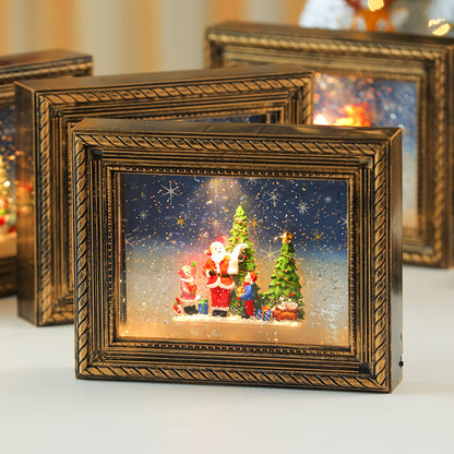 Verlichte en muzikale kerstlijst